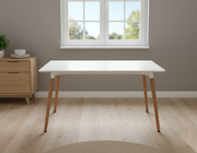 Thrifty 1.2M Dining Table White - Detail View | Furniture World NZ