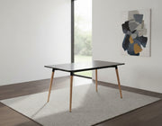 Thrifty 1.5M Dining Table Black - Detail View | Furniture World NZ