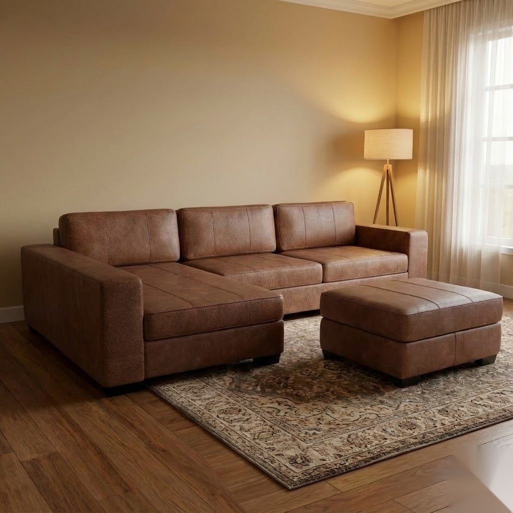 NZ Made Evoque Long-Arm with Chaise Corner Sofa | Furniture World Auckland