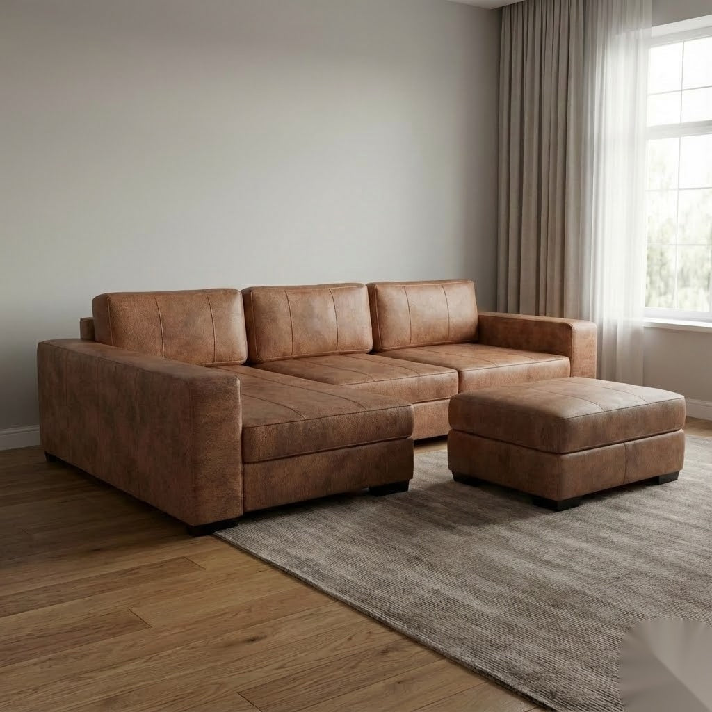 NZ Made Evoque Long-Arm with Chaise Corner Sofa | Furniture World Auckland