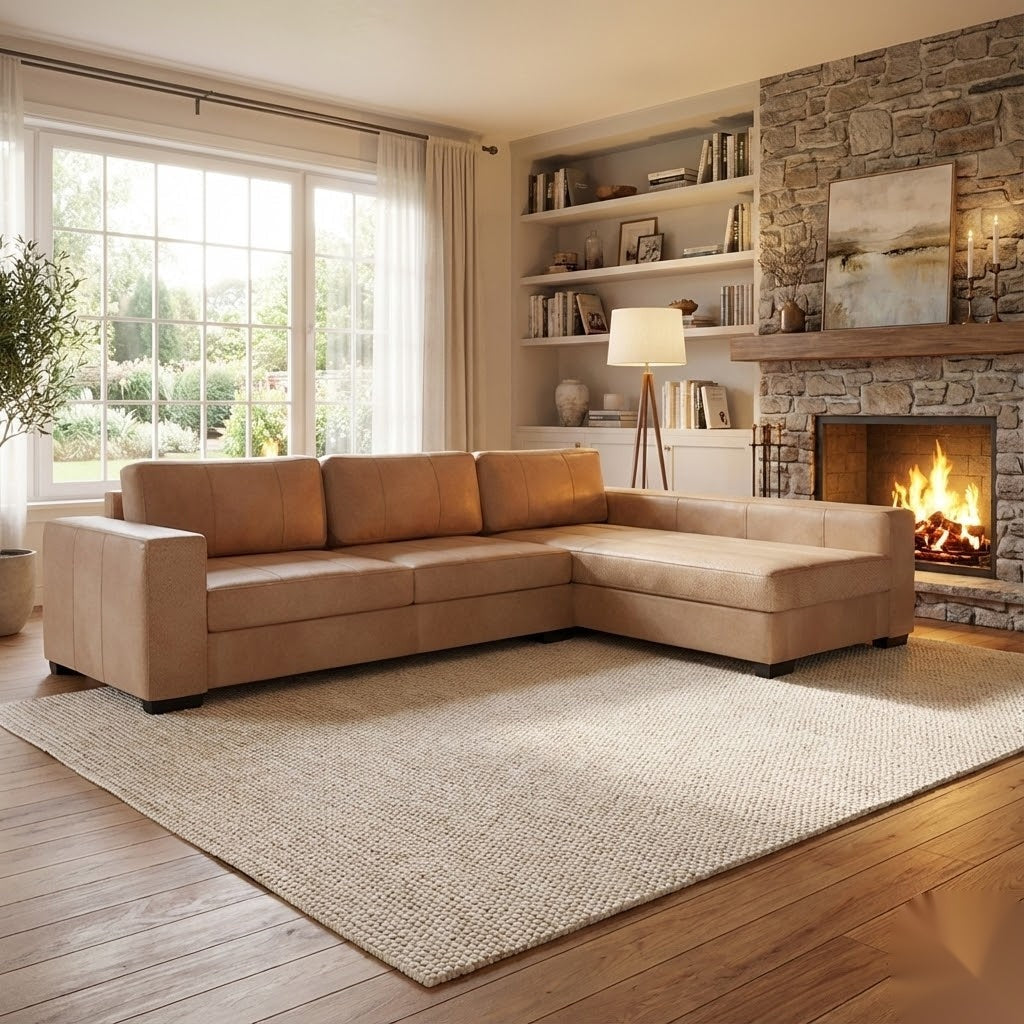 NZ Made Evoque Long-Arm with Chaise Corner Sofa | Furniture World Auckland