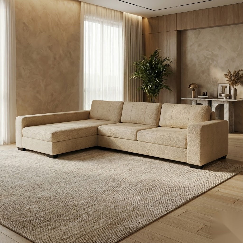NZ Made Evoque Long-Arm with Chaise Corner Sofa | Furniture World Auckland