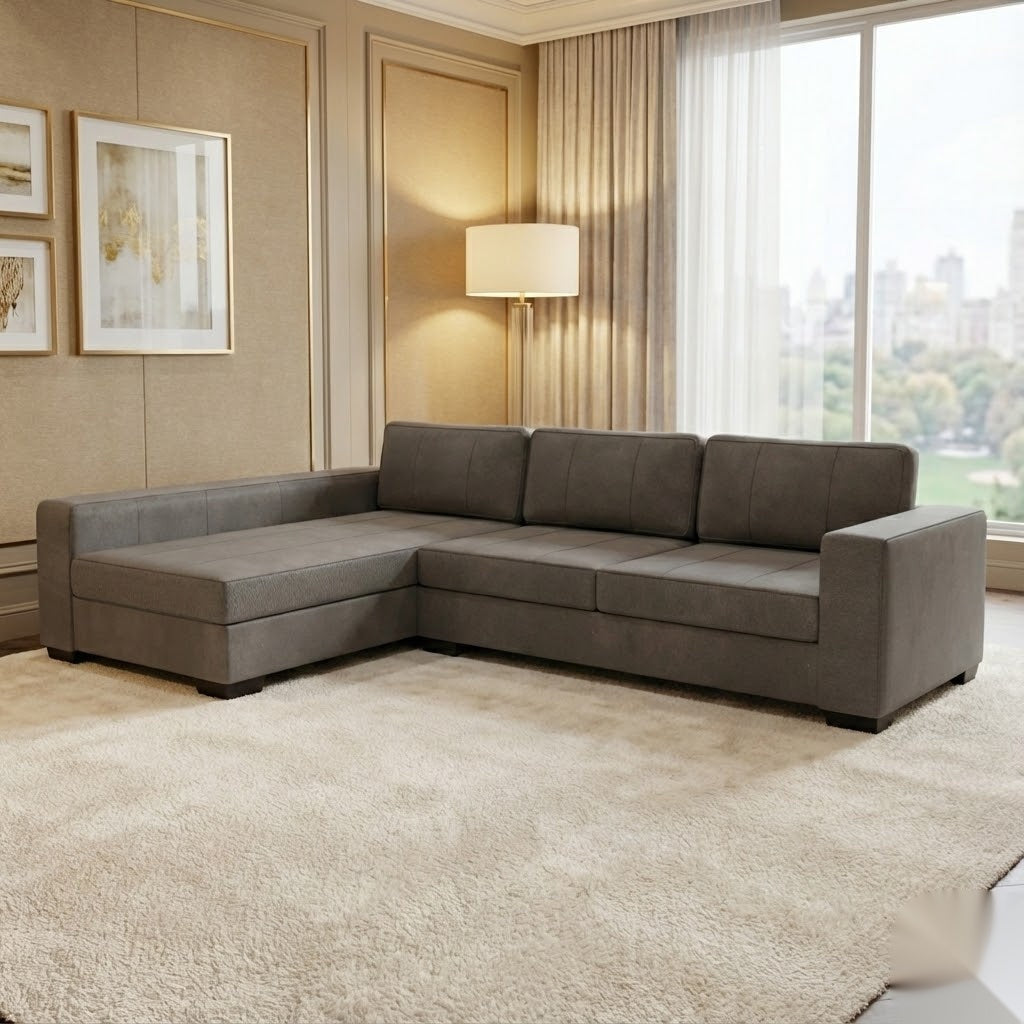 NZ Made Evoque Long-Arm with Chaise Corner Sofa | Furniture World Auckland