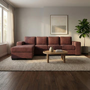 NZ Made Evoque 4 Seater with Chaise Corner Sofa | Furniture World Auckland