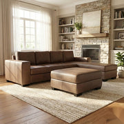 NZ Made Evoque 4 Seater with Chaise Corner Sofa | Furniture World Auckland