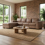 NZ Made Evoque 4 Seater with Chaise Corner Sofa | Furniture World Auckland