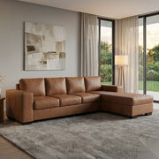 NZ Made Evoque 4 Seater with Chaise Corner Sofa | Furniture World Auckland