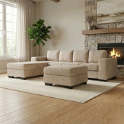 NZ Made Evoque 4 Seater with Chaise Corner Sofa | Furniture World Auckland