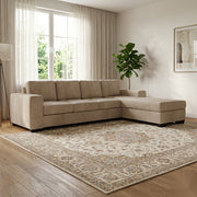 NZ Made Evoque 4 Seater with Chaise Corner Sofa | Furniture World Auckland