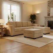 NZ Made Evoque 4 Seater with Chaise Corner Sofa | Furniture World Auckland