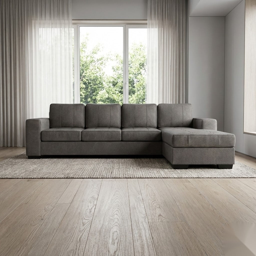 NZ Made Evoque 4 Seater with Chaise Corner Sofa | Furniture World Auckland
