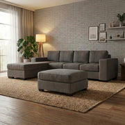 NZ Made Evoque 4 Seater with Chaise Corner Sofa | Furniture World Auckland