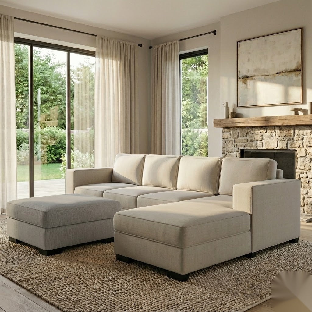Kiwi Comfort NZ Made 4-Seater Corner Sofa with Chaise | Furniture World Auckland