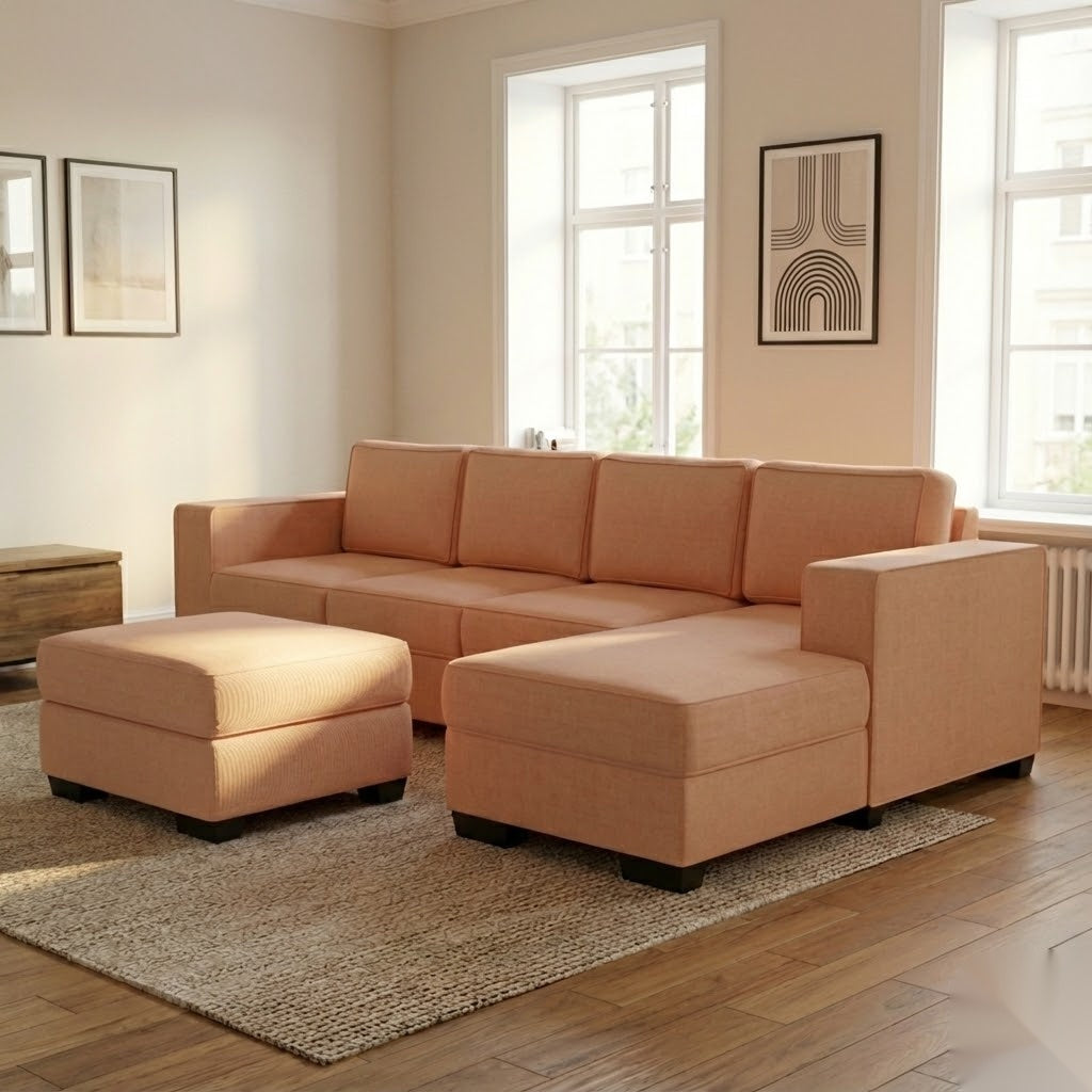 Kiwi Comfort NZ Made 4-Seater Corner Sofa with Chaise | Furniture World Auckland