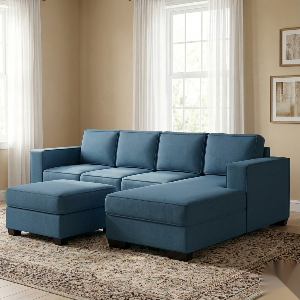 Kiwi Comfort NZ Made 4-Seater Corner Sofa with Chaise | Furniture World Auckland