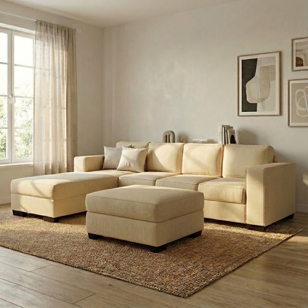 Kiwi Comfort NZ Made 4-Seater Corner Sofa with Chaise | Furniture World Auckland