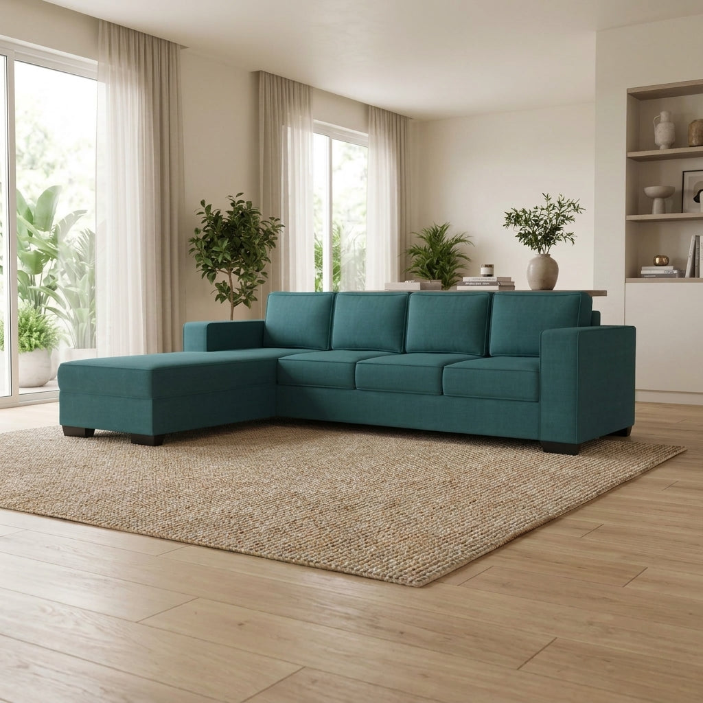 Kiwi Comfort NZ Made 4-Seater Corner Sofa with Chaise | Furniture World Auckland