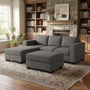 NZ Made Kiwi Comfort 3 Seater with Chaise Corner Sofa | Furniture World Auckland