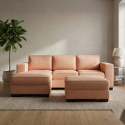 NZ Made Kiwi Comfort 3 Seater with Chaise Corner Sofa | Furniture World Auckland