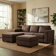NZ Made Kiwi Comfort 3 Seater with Chaise Corner Sofa | Furniture World Auckland