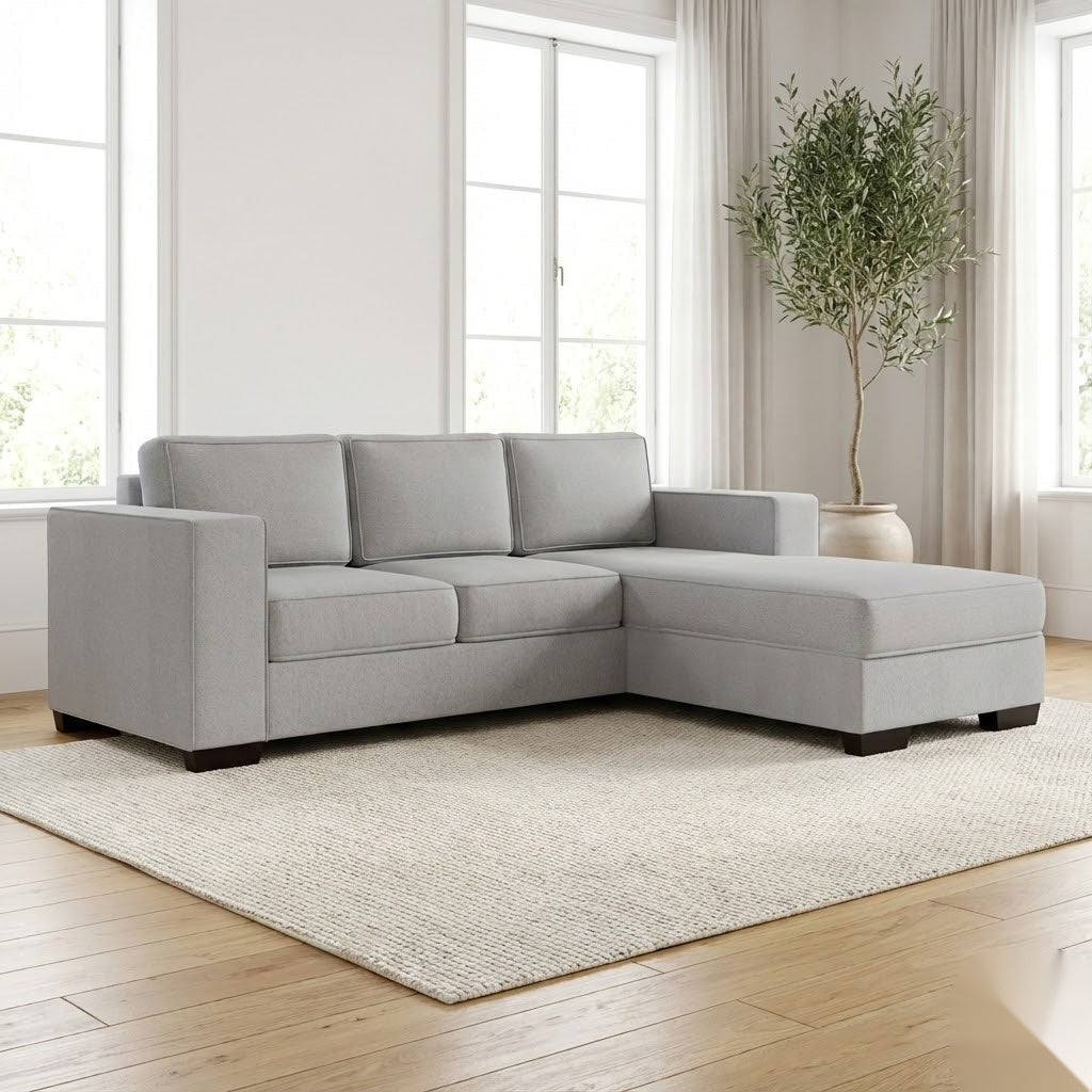 NZ Made Kiwi Comfort 3 Seater with Chaise Corner Sofa | Furniture World Auckland