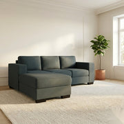 NZ Made Kiwi Comfort 3 Seater with Chaise Corner Sofa | Furniture World Auckland