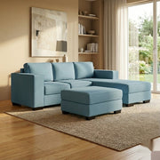 NZ Made Kiwi Comfort 3 Seater with Chaise Corner Sofa | Furniture World Auckland