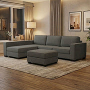 NZ Made Kiwi Comfort Long-Arm with Chaise Corner Sofa | Furniture World Auckland