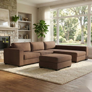 NZ Made Kiwi Comfort Long-Arm with Chaise Corner Sofa | Furniture World Auckland