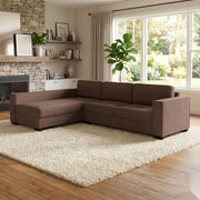 NZ Made Kiwi Comfort Long-Arm with Chaise Corner Sofa | Furniture World Auckland