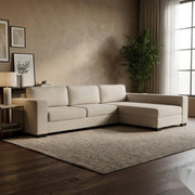 NZ Made Kiwi Comfort Long-Arm with Chaise Corner Sofa | Furniture World Auckland