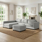 NZ Made Kiwi Comfort Long-Arm with Chaise Corner Sofa | Furniture World Auckland