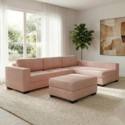 NZ Made Kiwi Comfort Long-Arm with Chaise Corner Sofa | Furniture World Auckland