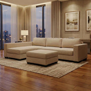 NZ Made Kiwi Comfort Long-Arm with Chaise Corner Sofa | Furniture World Auckland