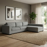 NZ Made Kiwi Comfort Long-Arm with Chaise Corner Sofa | Furniture World Auckland