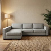 NZ Made Kiwi Comfort Long-Arm with Chaise Corner Sofa | Furniture World Auckland