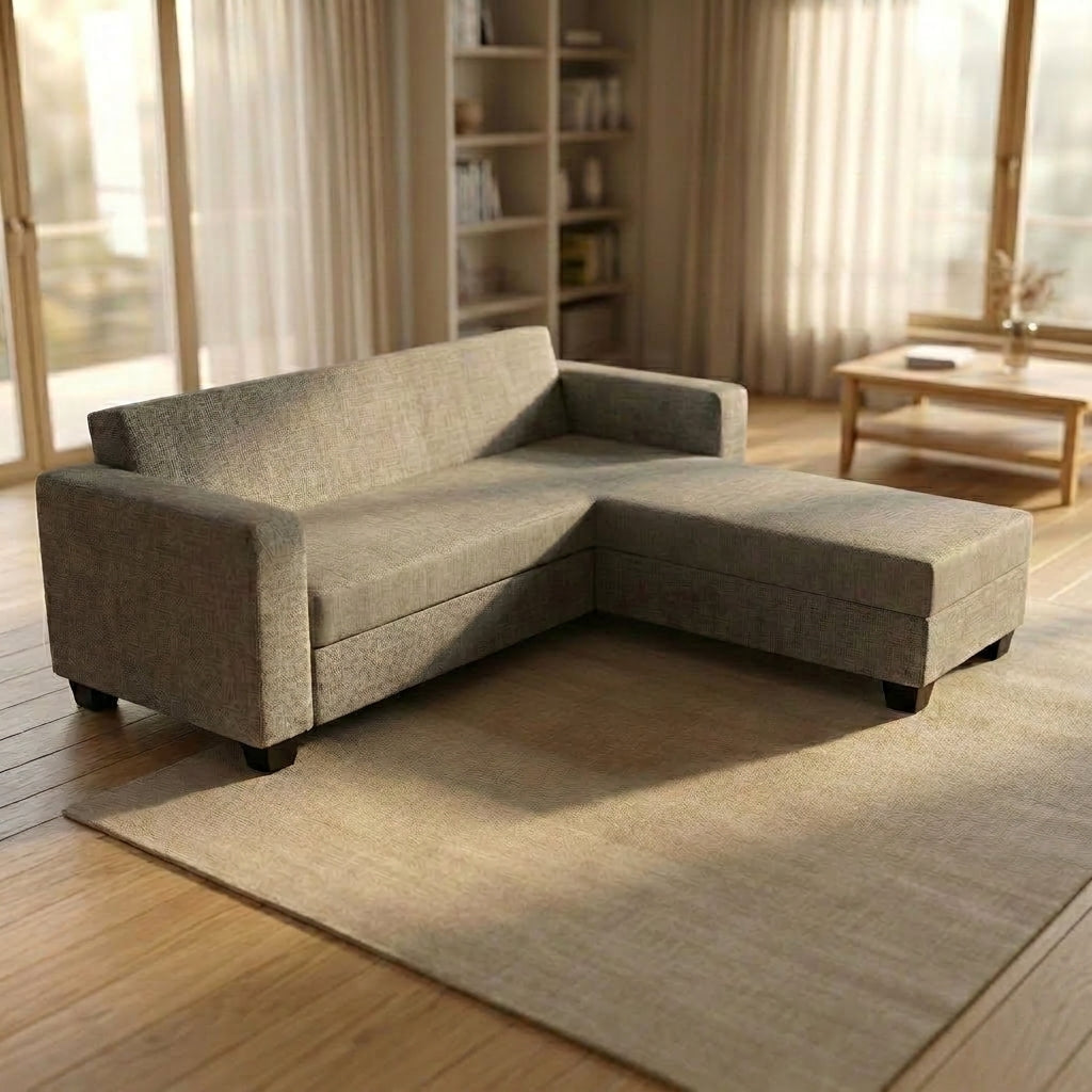 NZ Made Eco 3 Seater with Chaise Corner Sofa | Furniture World Auckland