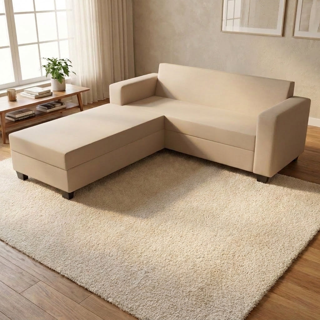 NZ Made Eco 3 Seater with Chaise Corner Sofa | Furniture World Auckland