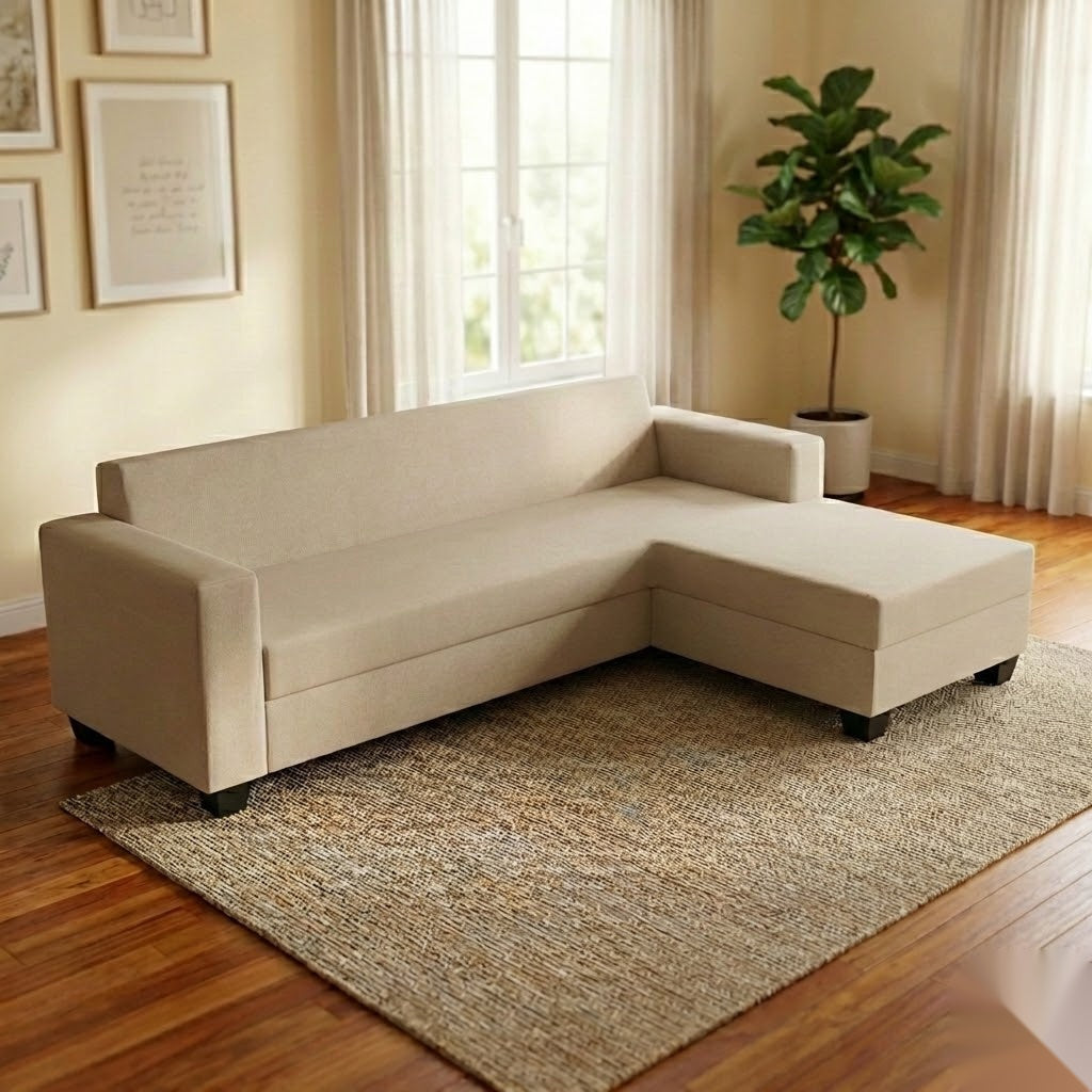 NZ Made Eco 4 Seater with Chaise Corner Sofa | Furniture World Auckland