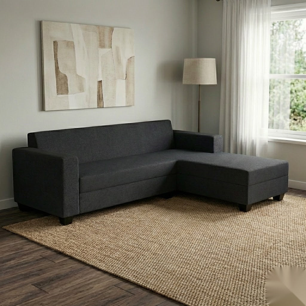 NZ Made Eco 4 Seater with Chaise Corner Sofa | Furniture World Auckland