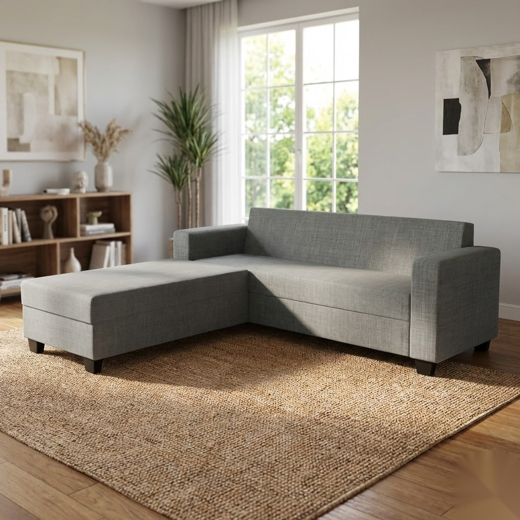 NZ Made Eco 4 Seater with Chaise Corner Sofa | Furniture World Auckland