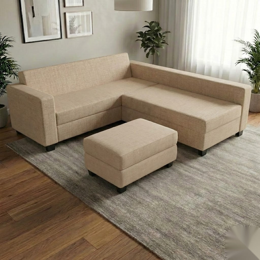 NZ Made Eco Long-Arm with Chaise Corner Sofa | Furniture World Auckland