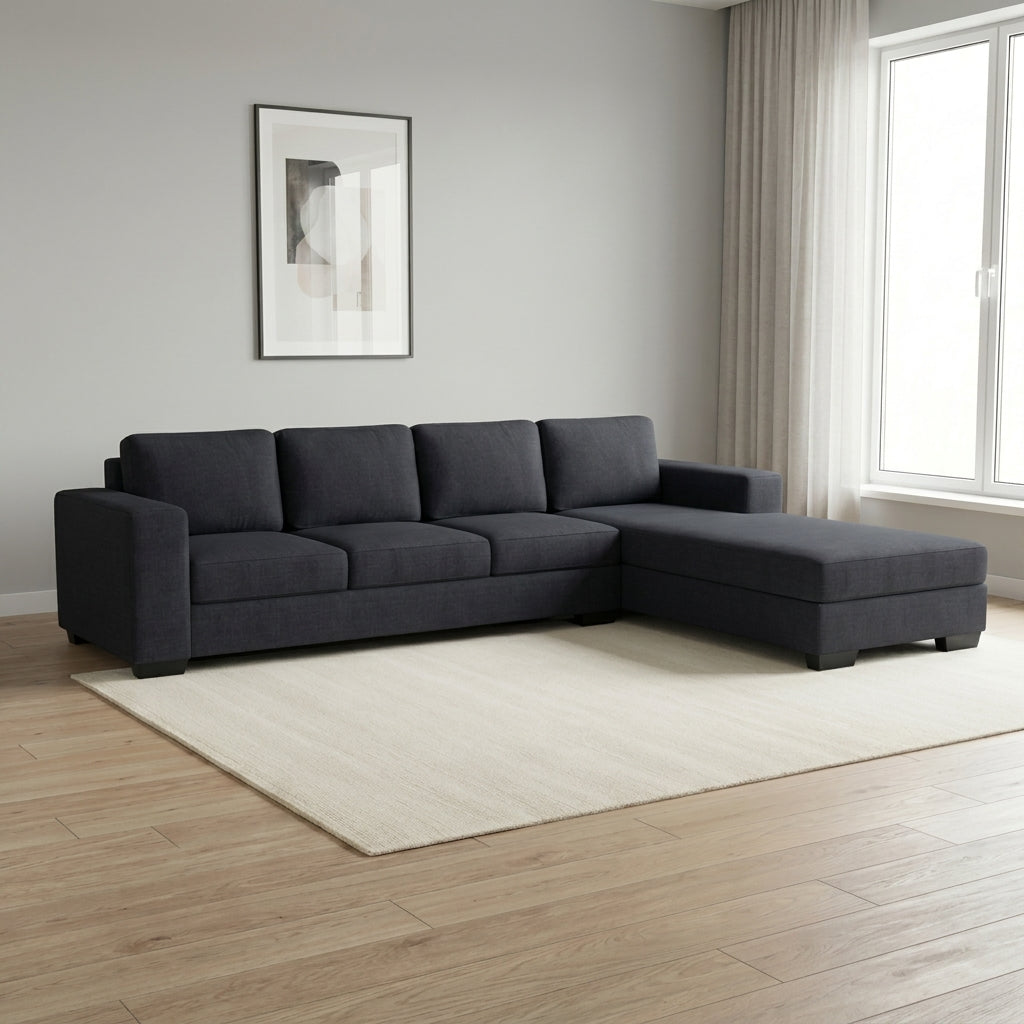 NZ Made Trendi 4 Seater Corner Chaise | Furniture World Auckland