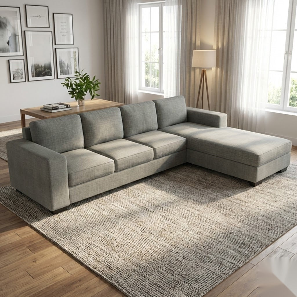 NZ Made Trendi 4 Seater Corner Chaise | Furniture World Auckland