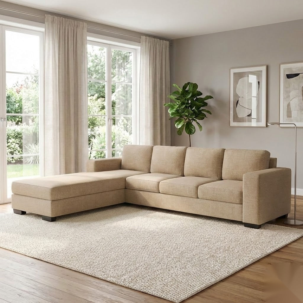 NZ Made Trendi 4 Seater Corner Chaise | Furniture World Auckland