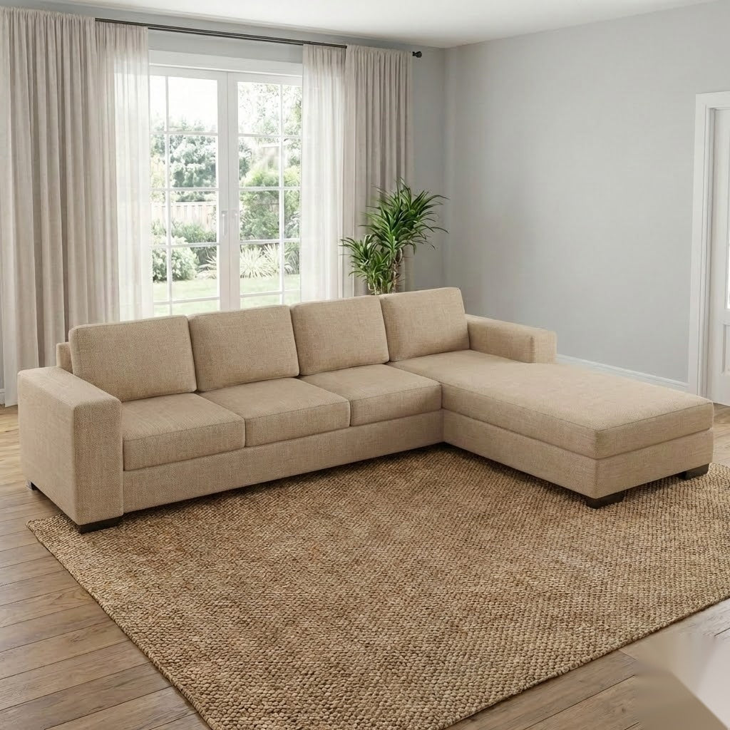 NZ Made Trendi 4 Seater Corner Chaise | Furniture World Auckland