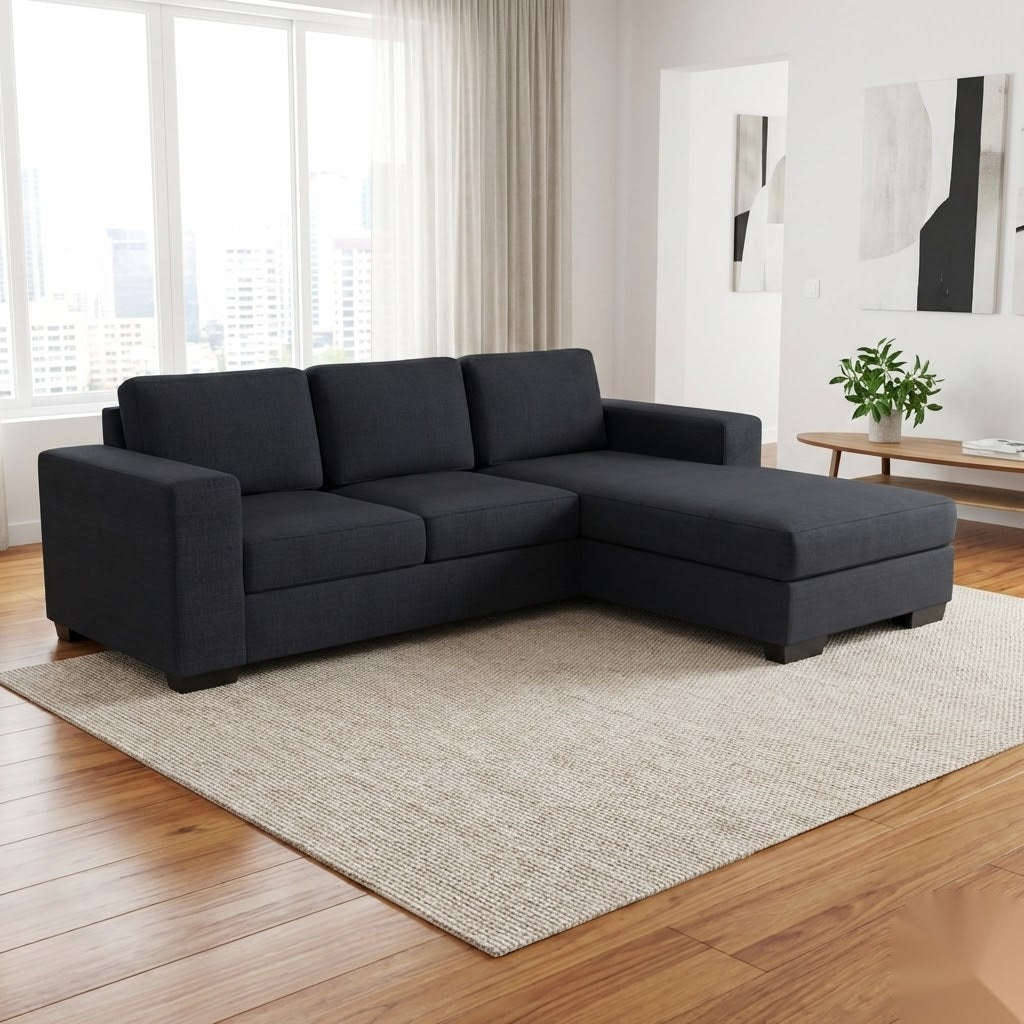NZ Made Trendi 3 Seater with Chaise Corner Sofa | Furniture World Auckland