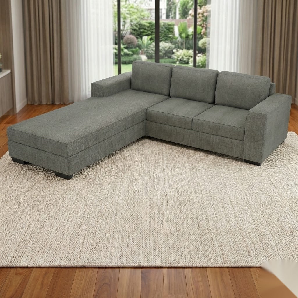 NZ Made Trendi 3 Seater with Chaise Corner Sofa | Furniture World Auckland