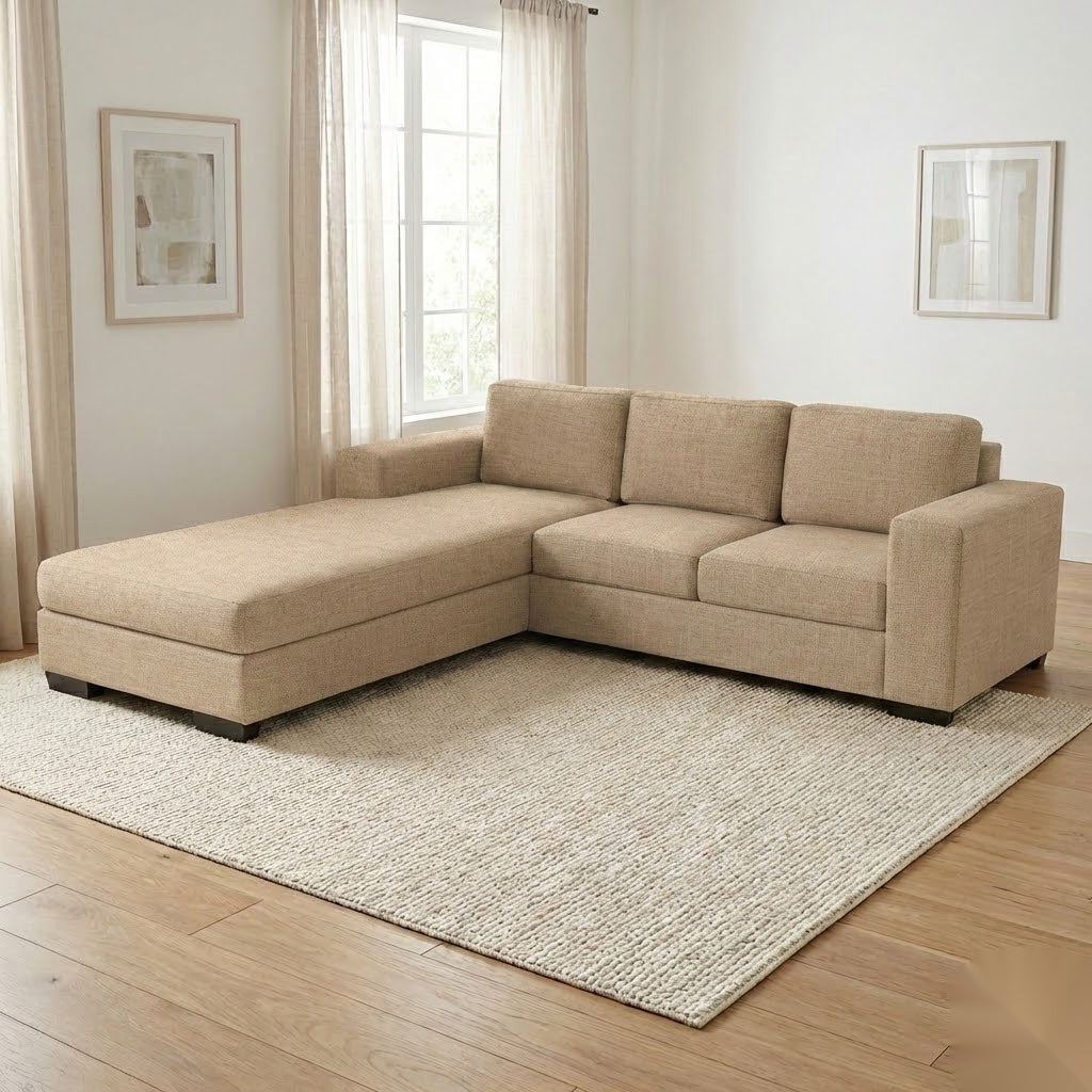 NZ Made Trendi 3 Seater with Chaise Corner Sofa | Furniture World Auckland