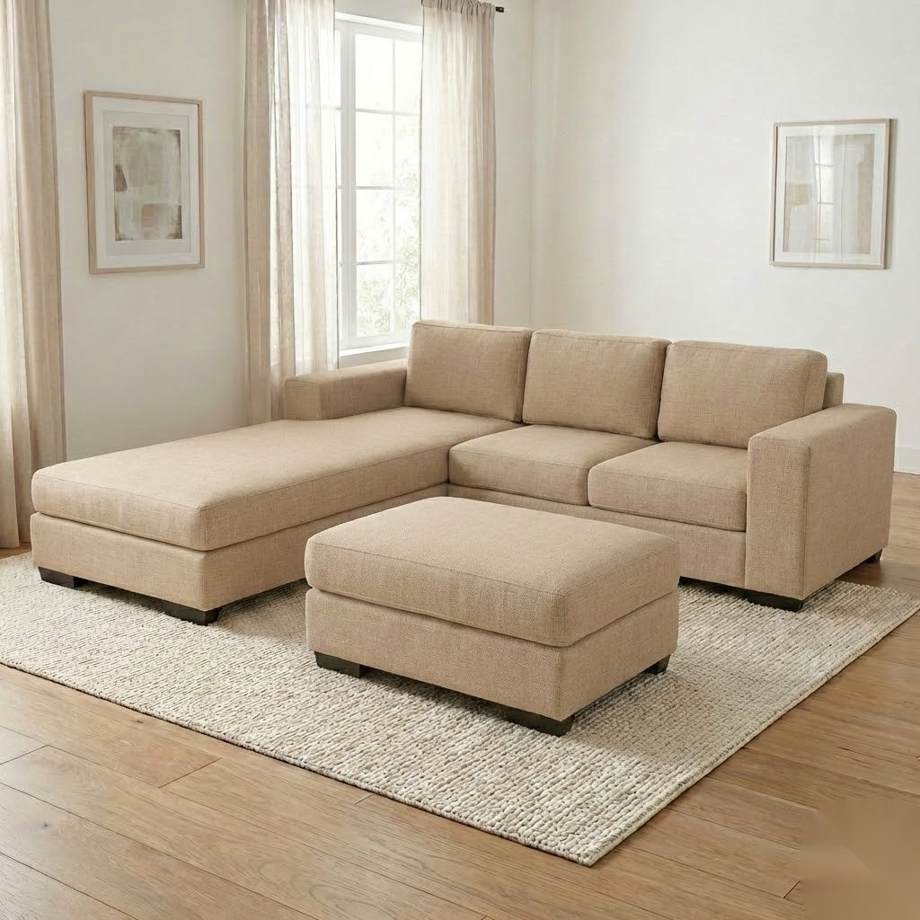 NZ Made Trendi 3 Seater with Chaise Corner Sofa | Furniture World Auckland